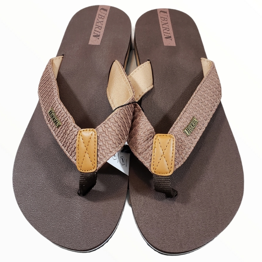 UBXRIN Flip Flops Men's Sandals Comfort Beach - Picture 1 of 4